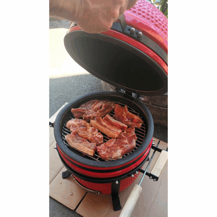 15 kamado klasični crveni - lifestyle