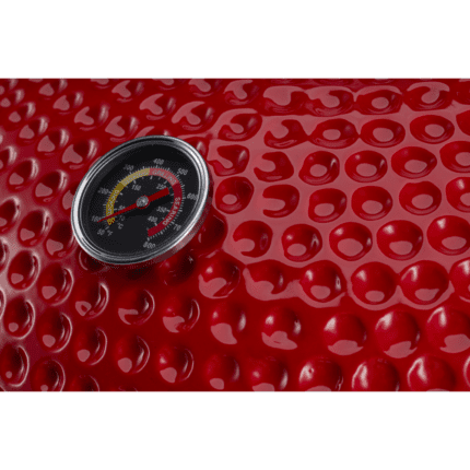 21_ kamado crveni klasični detalj - termometar