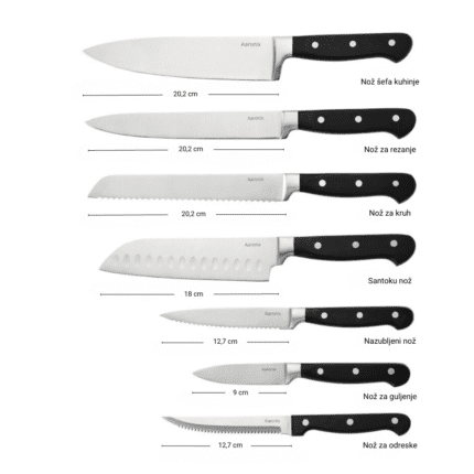 Aaronix - 15 dijelni set noževa