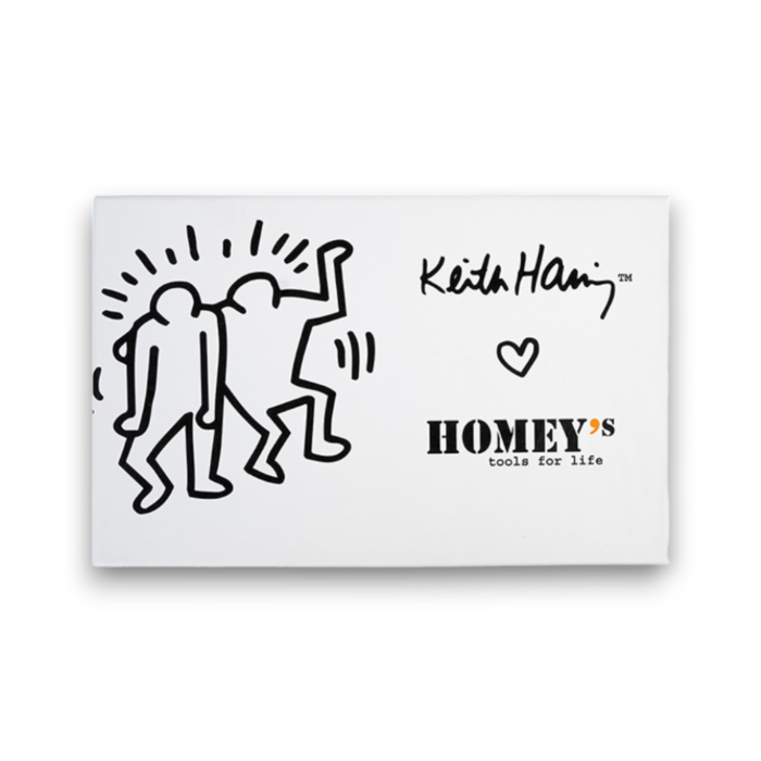 Keith Haring noževi za odreske - kutija izvana