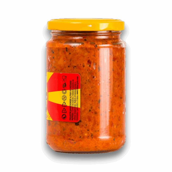The Ajvar – makedonski pečeni ajvar 290g - bočno