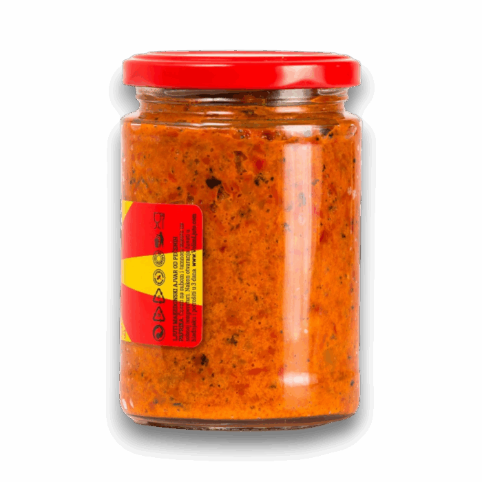 The Hot Ajvar – makedonski ljuti pečeni ajvar 290g - bočna