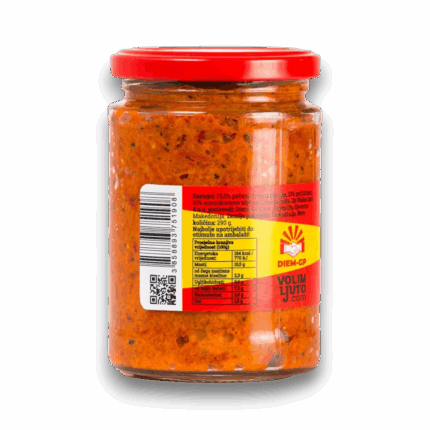 The Hot Ajvar – makedonski ljuti pečeni ajvar 290g - stražnja