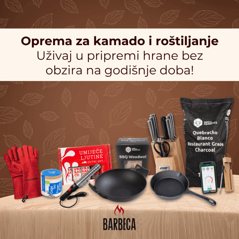 Oprema za kamado i roštiljanje jesen